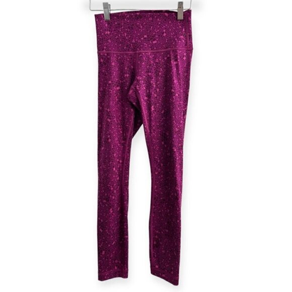 Lululemon High Times Pant Full-On Luxtreme pink Paradise Geo Regal Plum Multi 4 - Picture 5 of 8